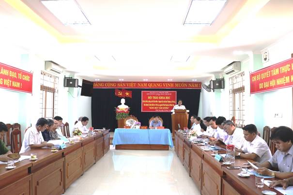 HỘI THẢO KHOA HỌC THẨM ĐỊNH NỘI DUNG HỒI KÝ ĐỒNG CHÍ HỒ VĂN ĐIỀU – NGUYÊN BÍ THƯ HUYỆN ỦY PHƯỚC SƠN
