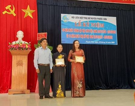 Hội LHPN Huyện Phước Sơn tổ chức Lễ kỷ niệm 90 Ngày thành lập Hội LHPN Việt Nam (20/10/1930-20/10/2020)
