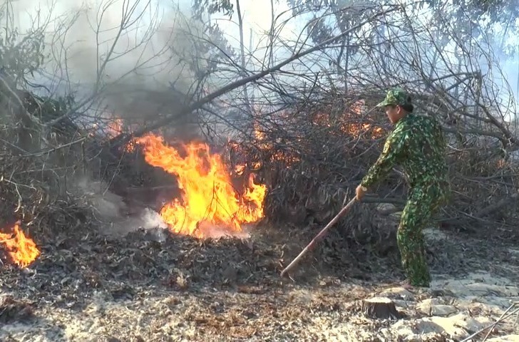 Thăng Bình khen thưởng 2 tập thể tham gia chữa cháy rừng