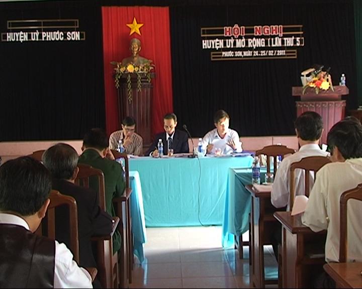 Phước Sơn mở hội nghị quán triệt công tác bầu cử HĐND các cấp
