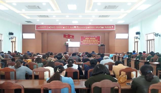 Ban Tuyên giáo Huyện ủy tổ chức Hội nghị nghiên cứu, học tập chuyên đề “Học tập và làm theo tư tưởng, đạo đức, phong cách Hồ Chí Minh năm 2020