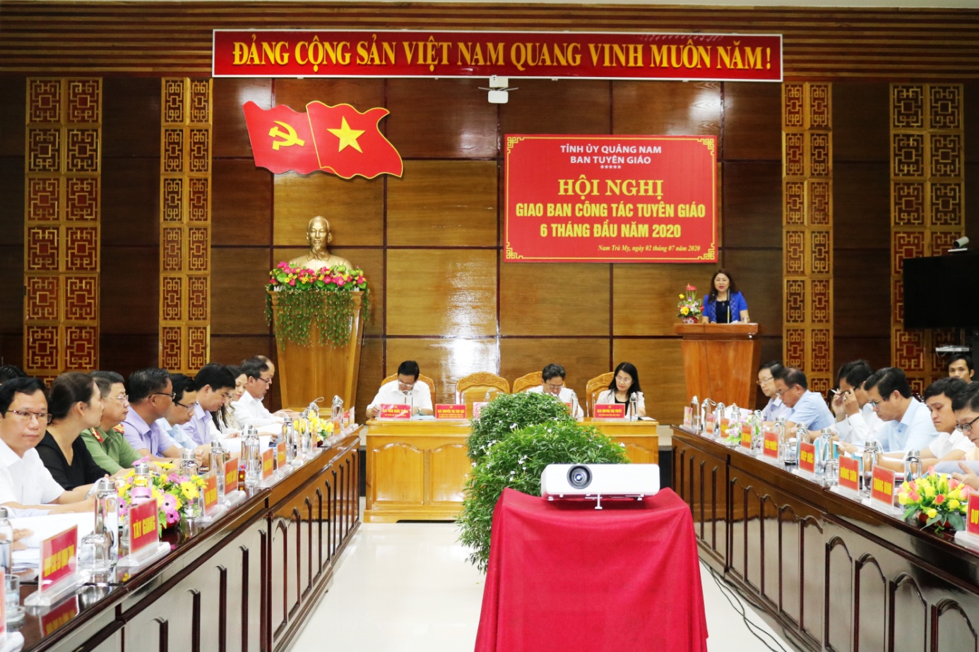HỘI NGHỊ GIAO BAN CÔNG TÁC TUYÊN GIÁO TOÀN TỈNH  6 THÁNG ĐẦU NĂM 2020