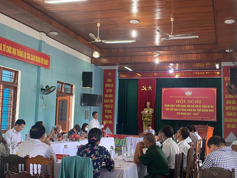 Tham vấn ý kiến Nhân dân đối với dự thảo Đề án sắp xếp dân cư miền núi