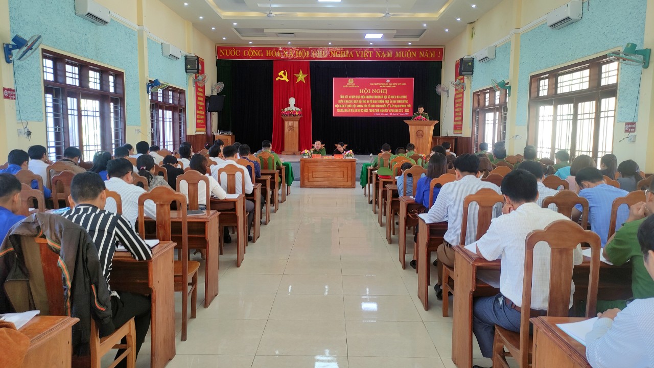 Phước Sơn tổ chức 138 đợt phát động phong trào toàn dân bảo vệ an ninh Tổ quốc