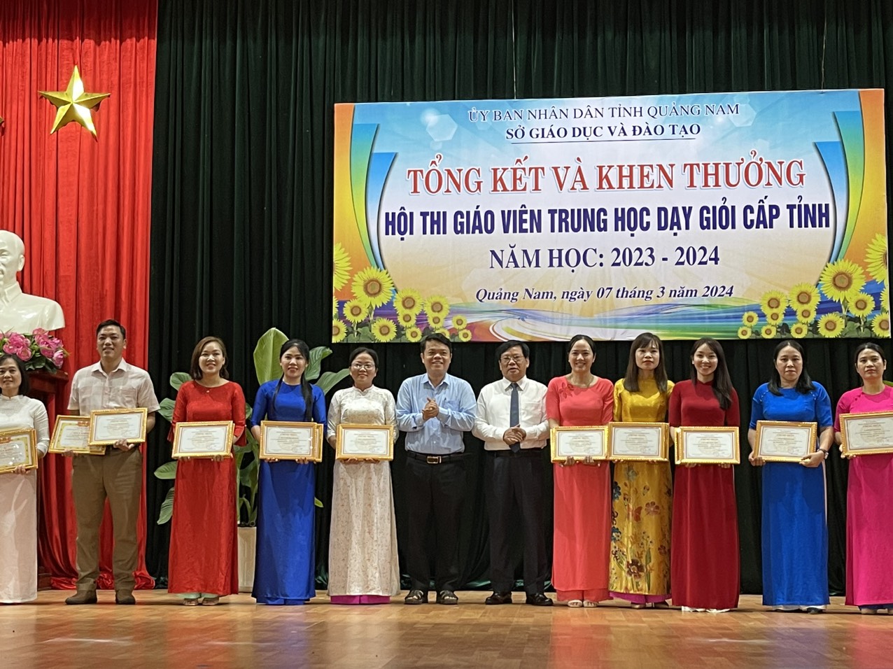 Phước Sơn đạt 01 giải nhì tại Hội thi giáo viên trung học dạy giỏi tỉnh Quảng Nam năm học 2023 - 2024