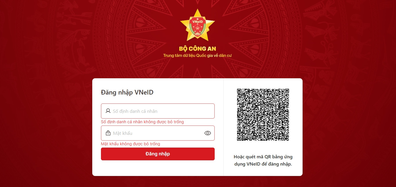 Hướng dẫn đồng bộ tài khoản dịch vụ công quốc gia với tài khoản định danh điện tử VNeID