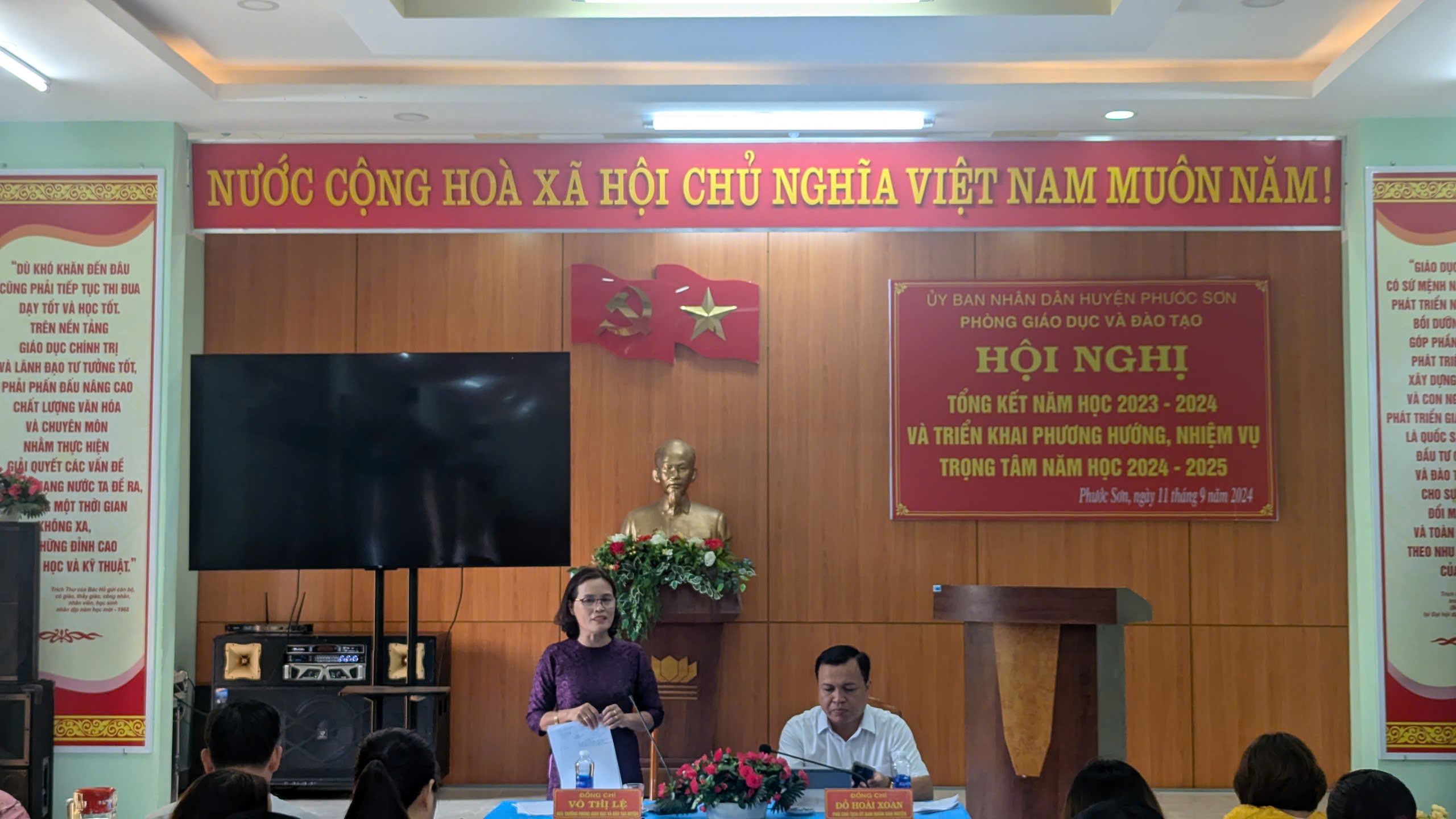 Phòng Giáo dục và Đào tạo huyện tổ chức Hội nghị tổng kết năm học 2023-2024, triển khai nhiệm vụ năm học 2024-2025