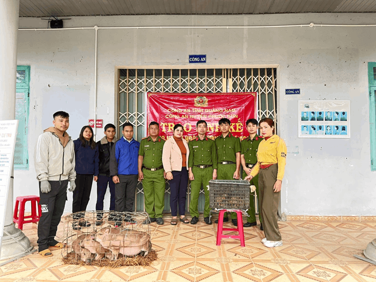 Công an huyện Phước Sơn đồng hành, hỗ trợ sinh kế cho người chấp hành xong án phạt tù tái hòa nhập cộng đồng