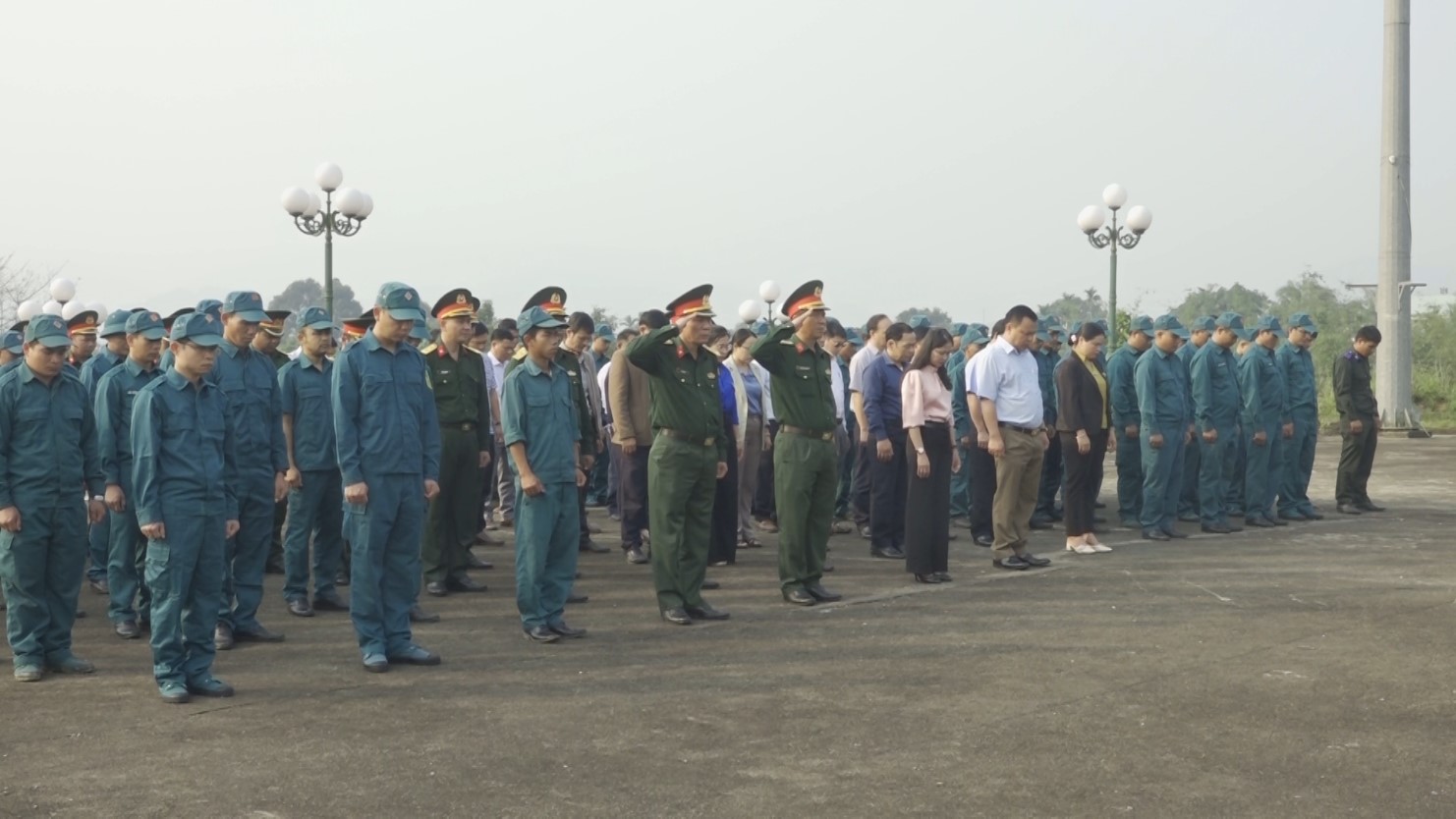 Lễ báo công nhân kỷ niệm 90 năm Ngày truyền thống Dân quân tự vệ Việt Nam