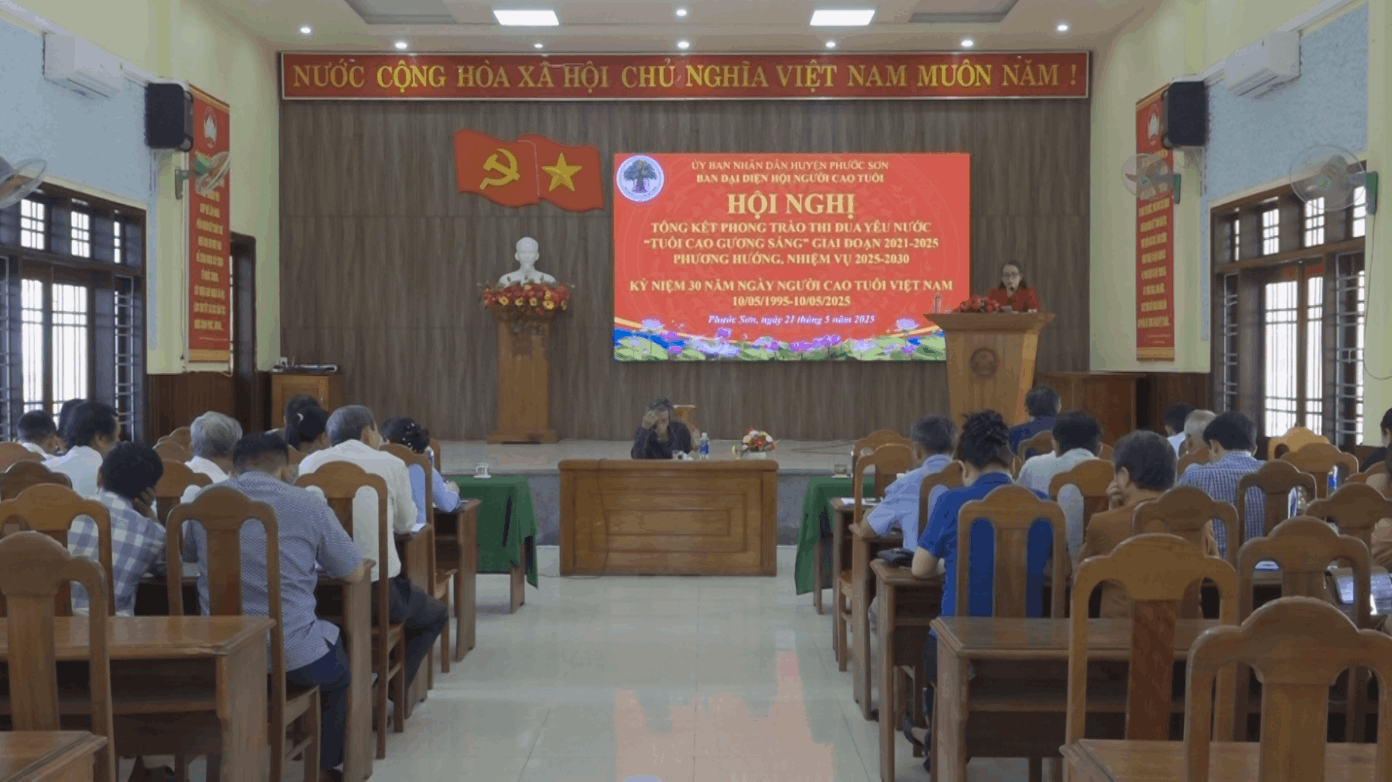 Phước Sơn tổng kết phong trào “Tuổi cao – Gương sáng”